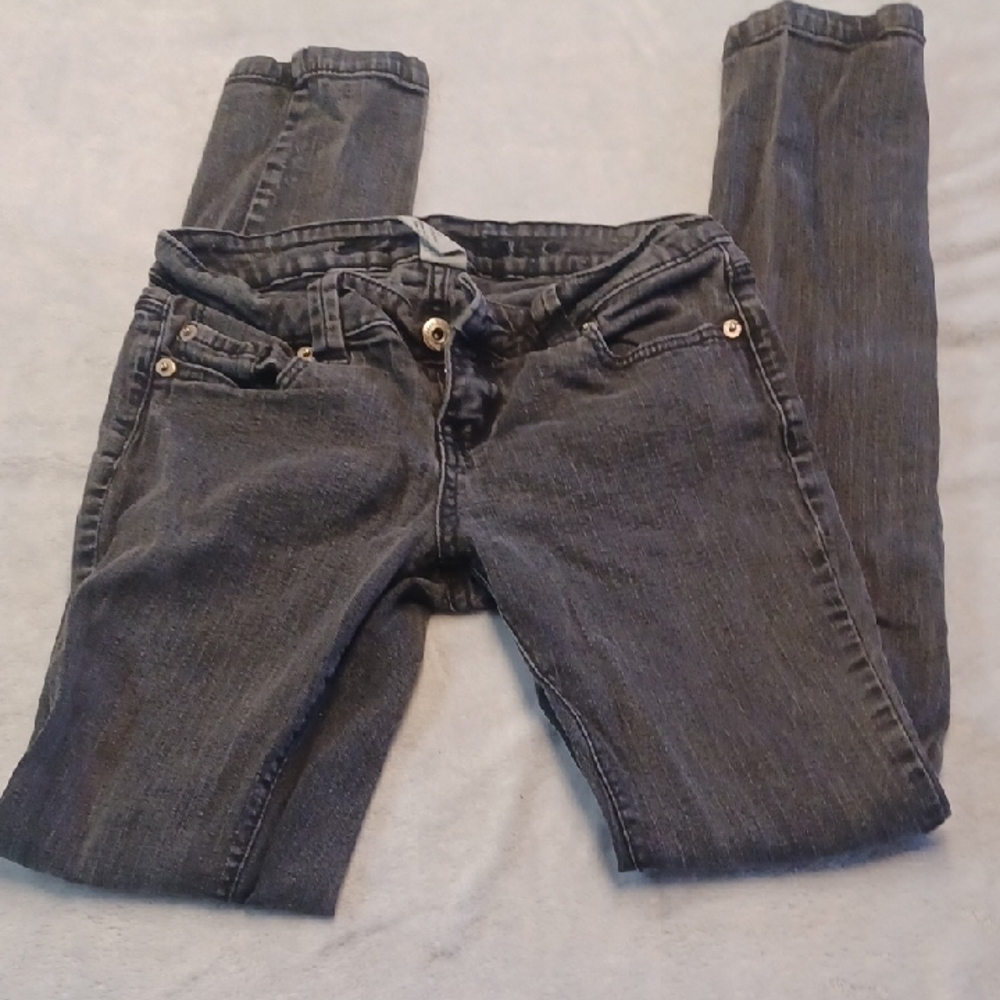 Blue Asphalt Charcoal Skinny Jeans